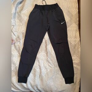 Nike Women’s Black Sweatpants with White Logo
